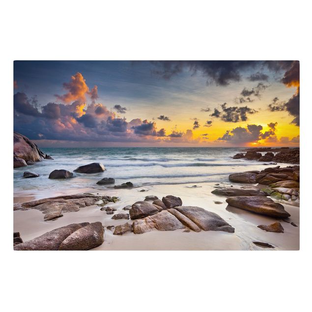 Print on canvas - Sunrise Beach In Thailand