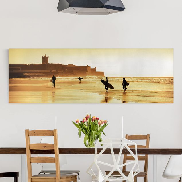 Print on canvas - Surfer Beach