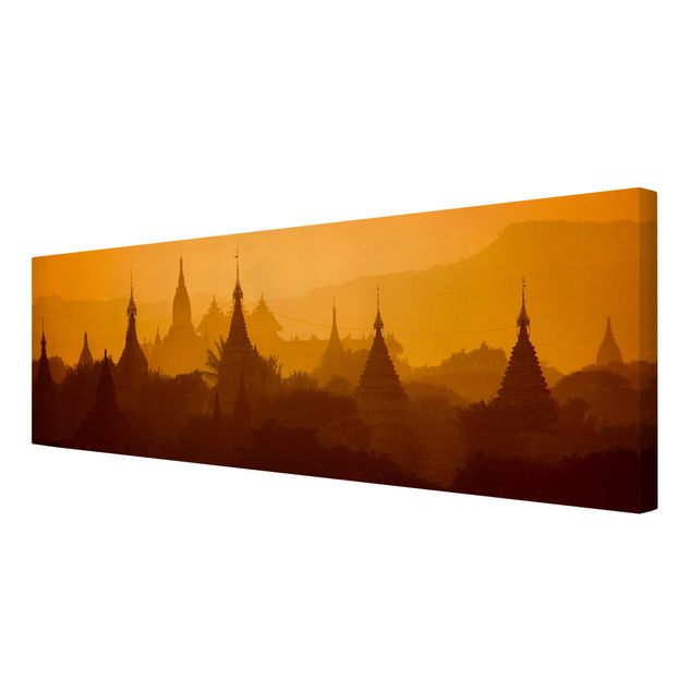 Print on canvas - Temple City In Myanmar
