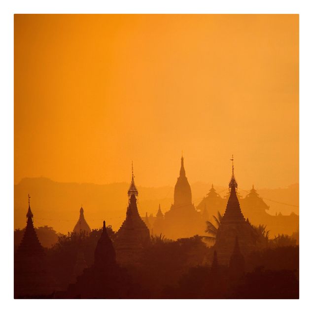 Print on canvas - Temple City In Myanmar