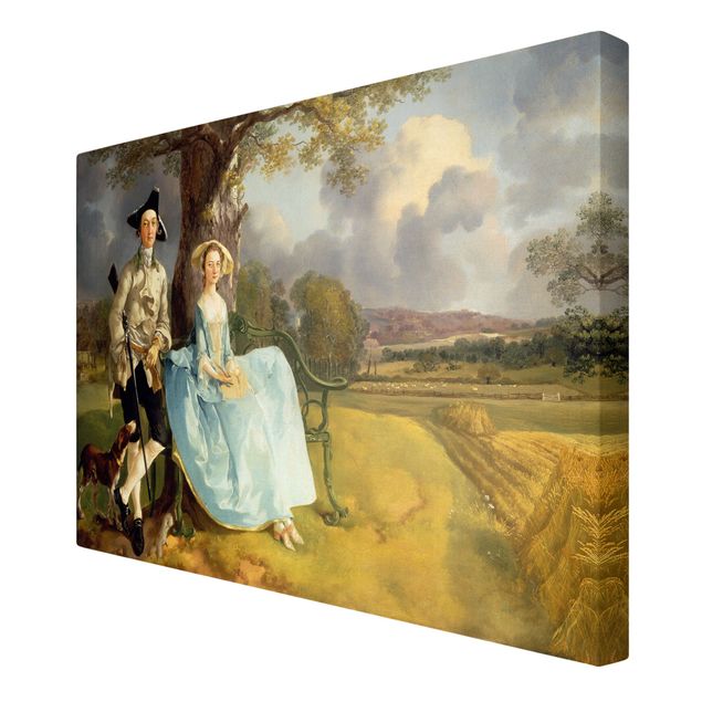 Print on canvas - Thomas Gainsborough - Mr. and Mrs. Andrews