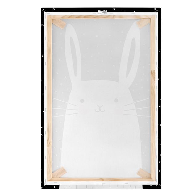 Print on canvas - Zoo With Patterns - Hase