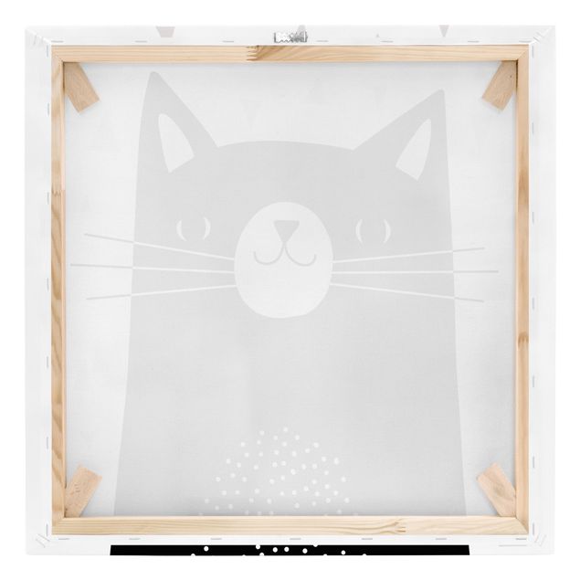 Print on canvas - Zoo With Patterns - Cat