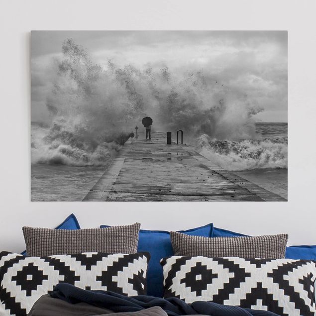 Print on canvas - Roaring Ocean