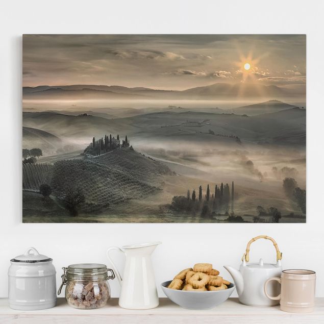 Print on canvas - Tuscany-Morning