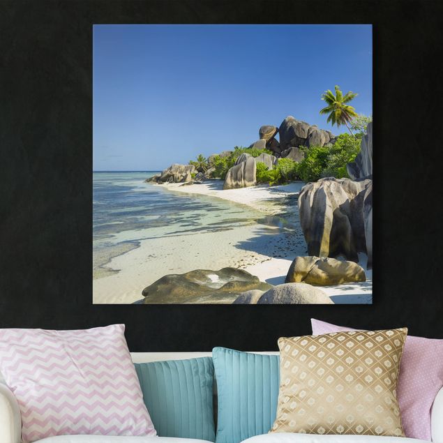Print on canvas - Dream Beach Seychelles