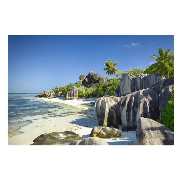Print on canvas - Dream Beach Seychelles