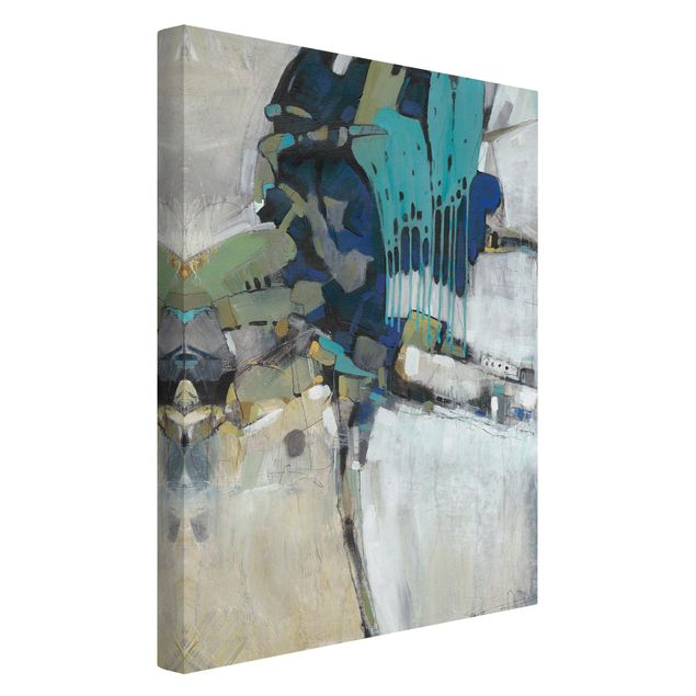 Print on canvas - Separation Turquoise I