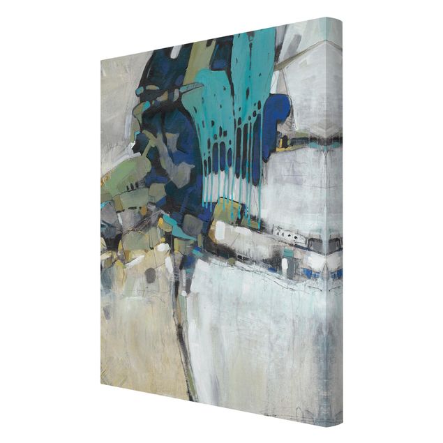 Print on canvas - Separation Turquoise I