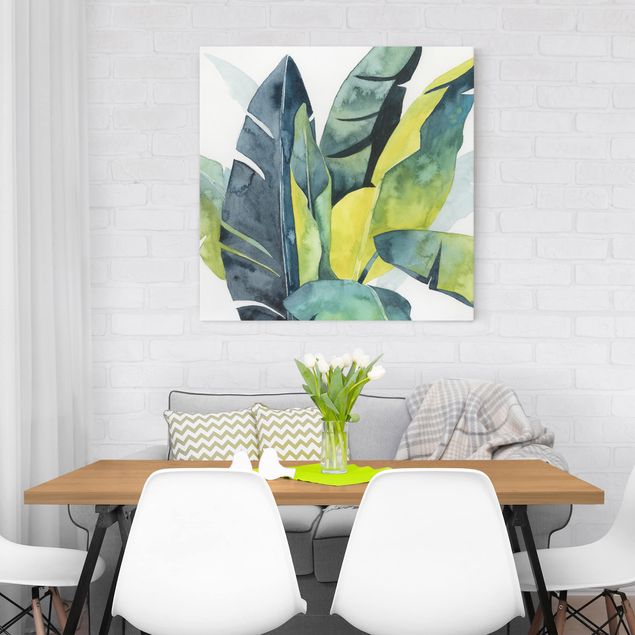 Print on canvas - Tropical Foliage - Banana