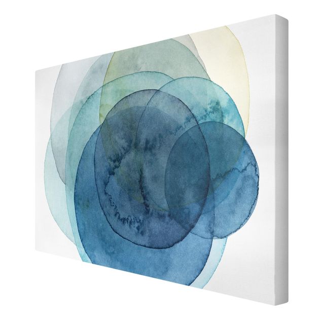 Print on canvas - Big Bang - Blue