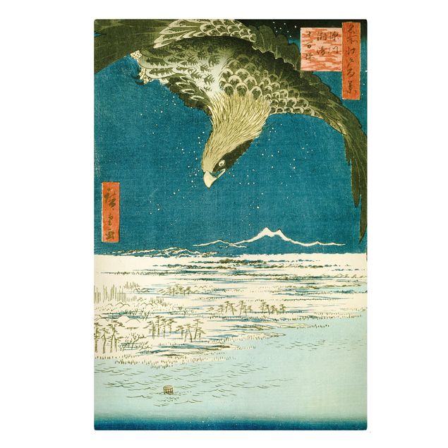 Print on canvas - Utagawa Hiroshige - The Plain near Fukagawa Susaki
