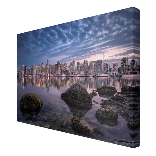 Print on canvas - Vancouver At Sunset