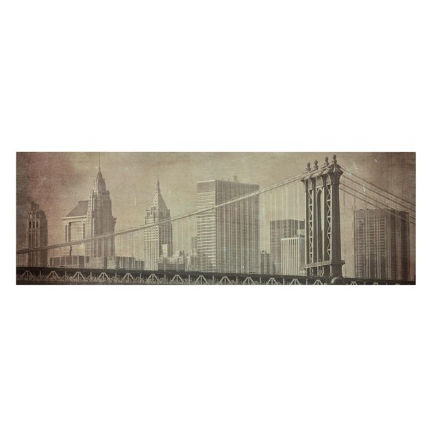 Print on canvas - Vintage New York City