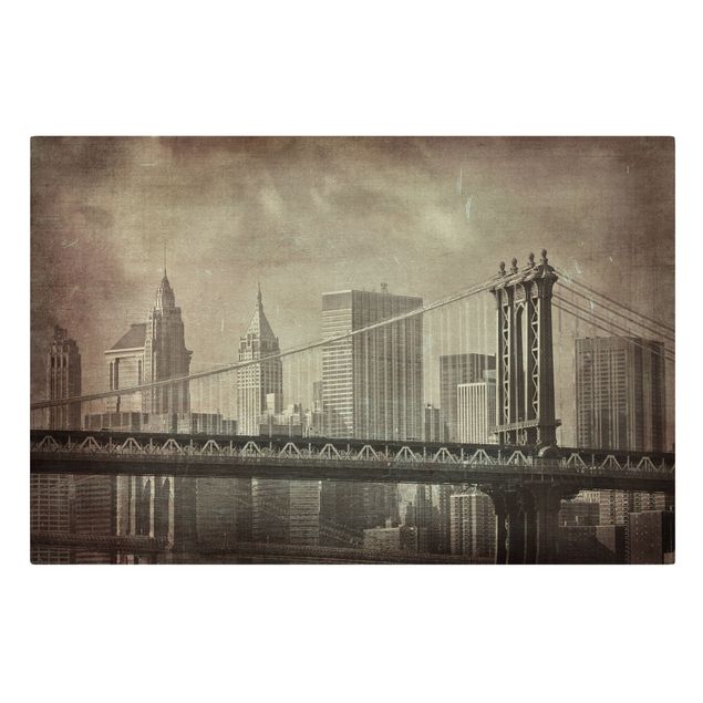 Print on canvas - Vintage New York City