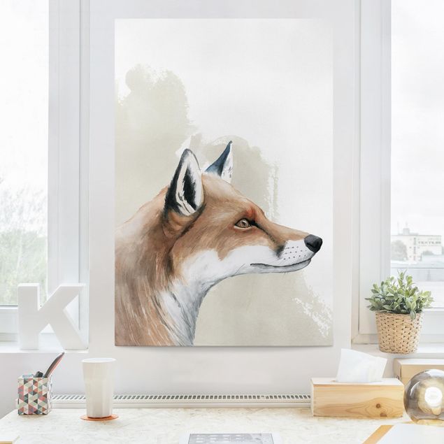 Print on canvas - Forest Friends - Fox