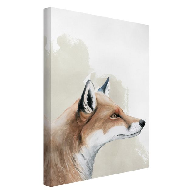Print on canvas - Forest Friends - Fox