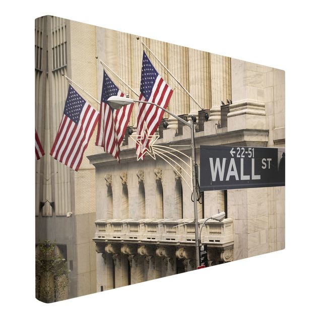 Print on canvas - Wall Street