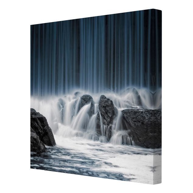 Print on canvas - Waterfall In Finland