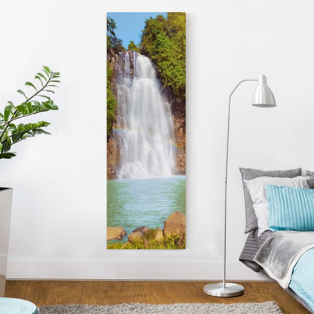 Print on canvas - Waterfall Romance