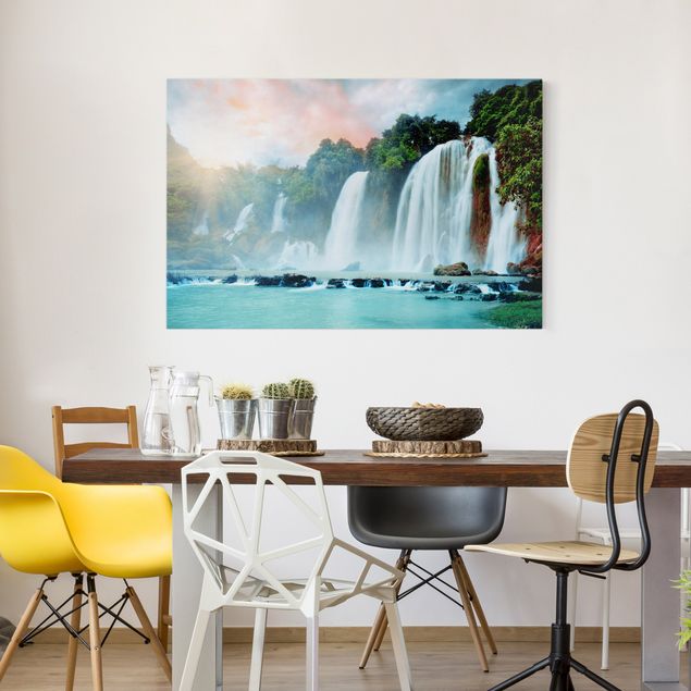 Print on canvas - Waterfall Panorama