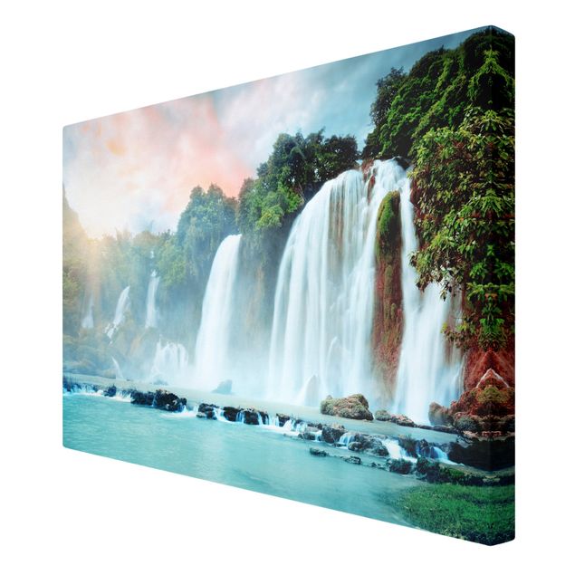 Print on canvas - Waterfall Panorama