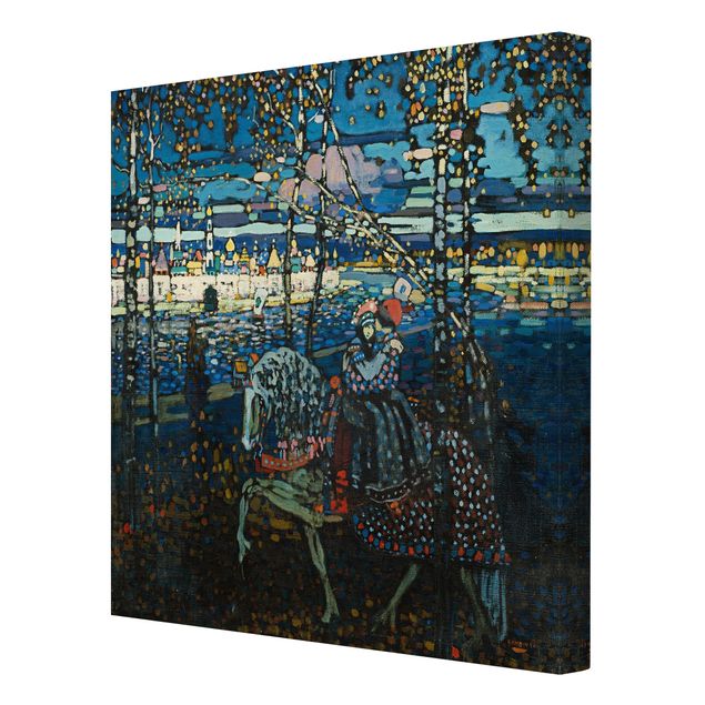 Print on canvas - Wassily Kandinsky - Riding Paar
