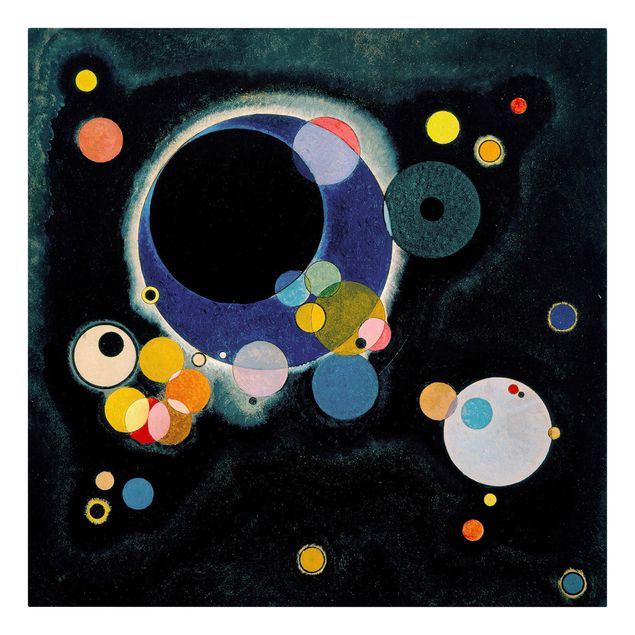 Print on canvas - Wassily Kandinsky - Sketch Circles