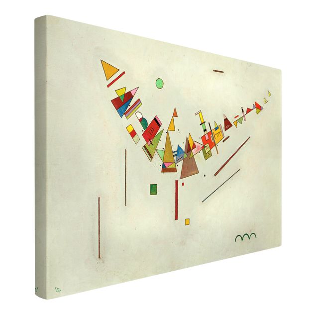 Print on canvas - Wassily Kandinsky - Angular Swing