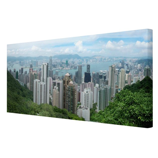 Print on canvas - Watching Hongkong