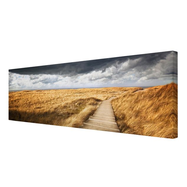 Print on canvas - Path Between Dunes