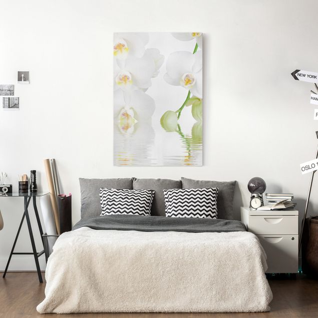Print on canvas - Spa Orchid - White Orchid
