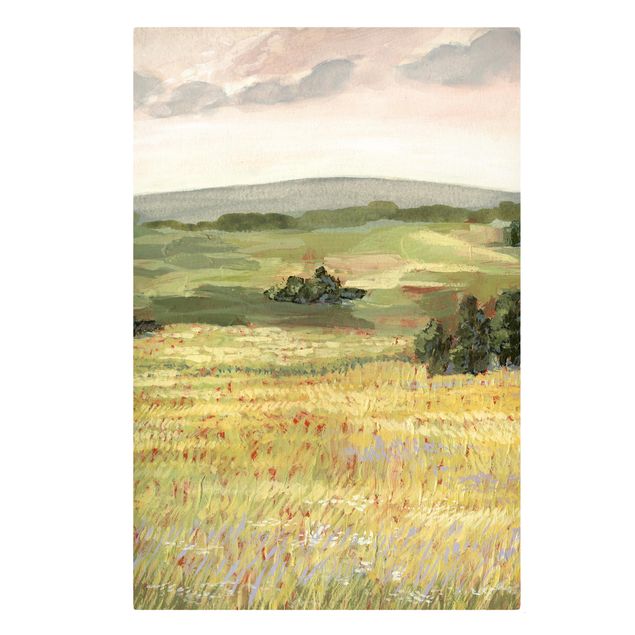 Print on canvas - Meadow In The Morning I
