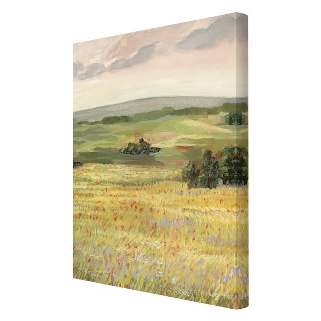 Print on canvas - Meadow In The Morning I