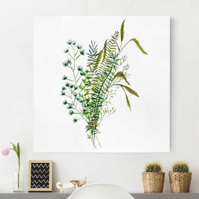 Print on canvas - Meadow Grasses II