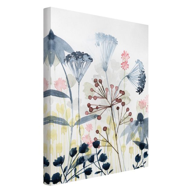 Print on canvas - Wildflower Watercolour I