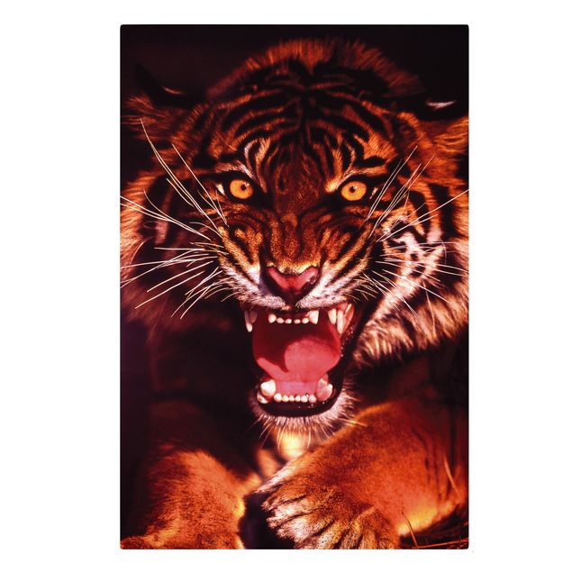 Print on canvas - Wild Tiger