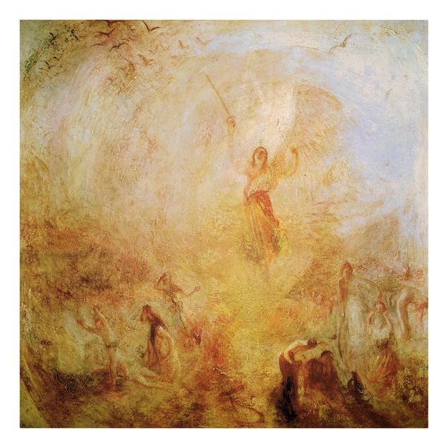 Print on canvas - William Turner - The Angel Standing in the Sun