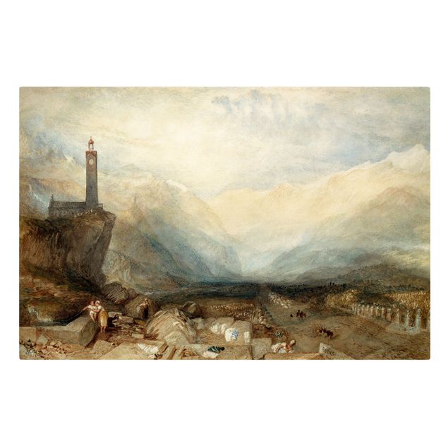 Print on canvas - William Turner - The Splugen Pass