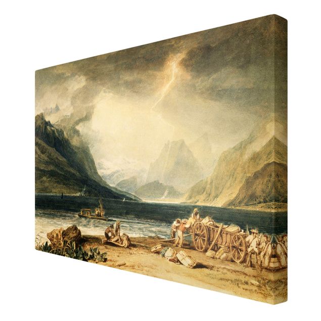 Print on canvas - William Turner - The Lake of Thun, Switzerland