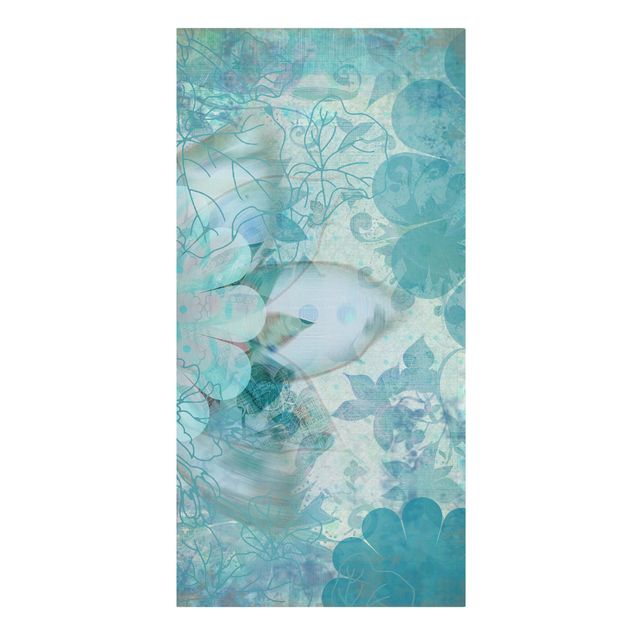 Print on canvas - Winter Flowers