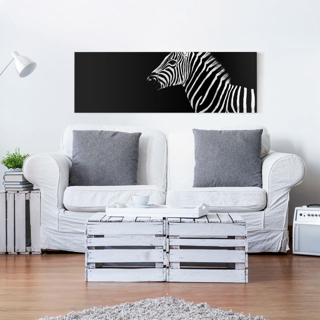 Print on canvas - Zebra Safari Art