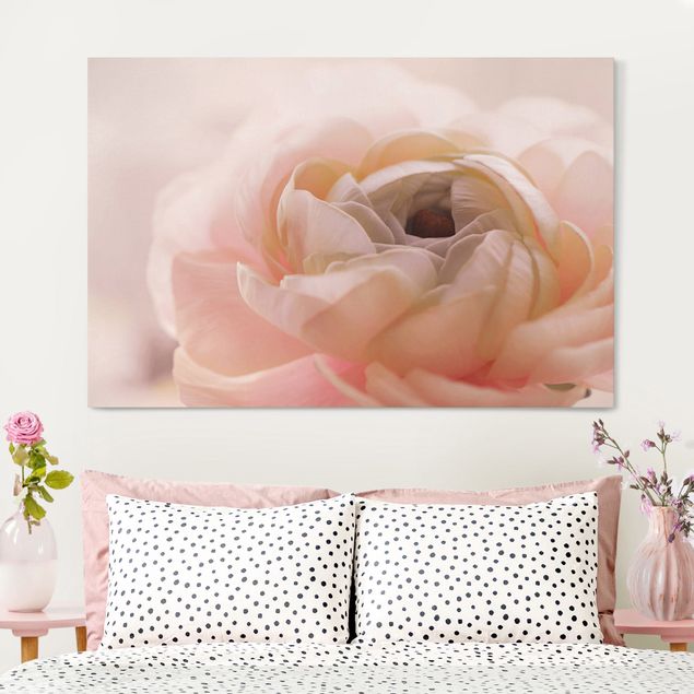 Canvas print - Focus On Light Pink Flower