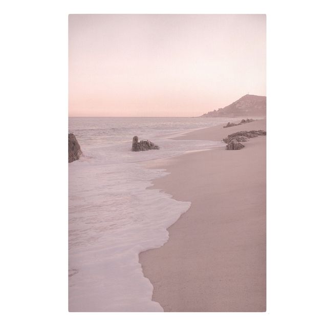 Canvas print - Reddish Golden Beach