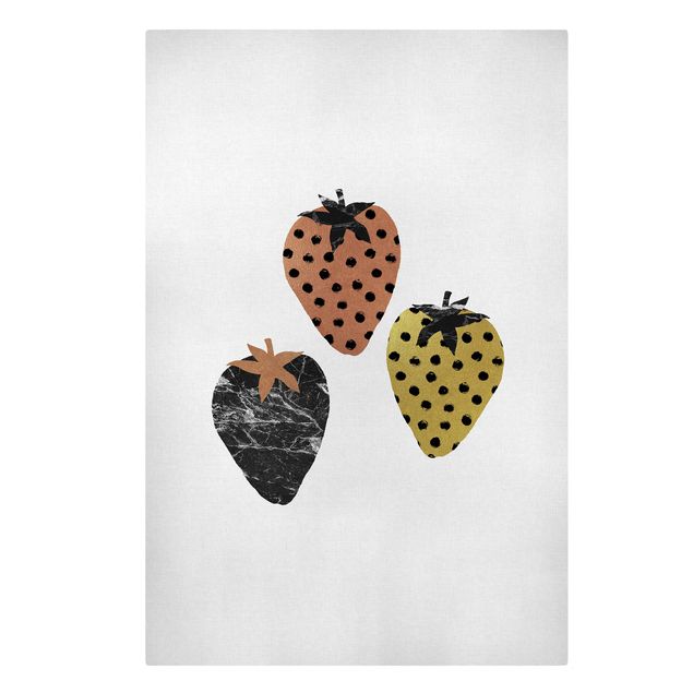 Canvas print - Scandinavian Strawberries