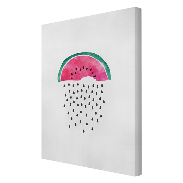 Canvas print - Watermelon Rain