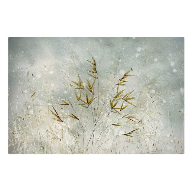 Canvas print - Delicate Branches In Winter Fog