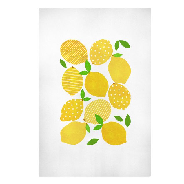 Canvas print - Lemon With Dots