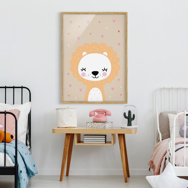 Framed poster - The Kind Lion
