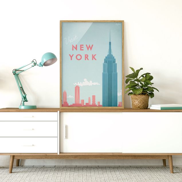 Framed poster - Travel Poster - New York
